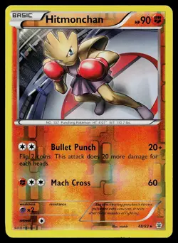 Pokemon XY - Furious Fists 48/111 Hitmonchan Reverse Holo - Image 1