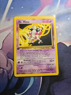 Pokemon ~ Jungle 1st Edition ~ Mr. Mime ~ Non HOLO 22/64 - Image 1