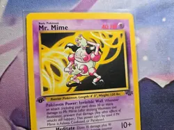Pokemon ~ Jungle 1st Edition ~ Mr. Mime ~ Non HOLO 22/64 - Image 3