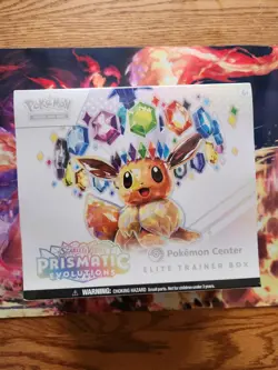 Prismatic Evolutions Pokemon Center Exclusive Elite Trainer Box - PC ETB Sealed - Image 1