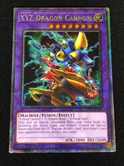 Yugioh XYZ Dragon Cannon 1st MP24-EN011 Quarter (NM) - Image 1