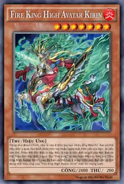 Fire King High Avatar Kirin Yu-Gi-Oh! SR14-EN002 1st Ultra Rare - Image 1