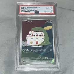 PSA 10 Gulpin Stellar Crown 154/142 Illustration Rare Pokemon Card - Image 1