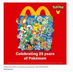 2021 Pokemon McDonalds 25th Anniversary 2 Card Lot - Image 1