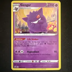 Pokemon Promo Card - Gengar SWSH052 SWSH: Sword & Shield Promo Cards Holo NM - Image 1
