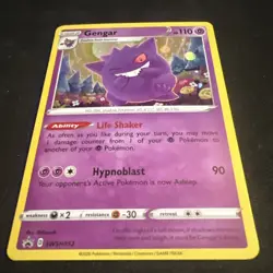 Pokemon Promo Card - Gengar SWSH052 SWSH: Sword & Shield Promo Cards Holo NM - Image 2