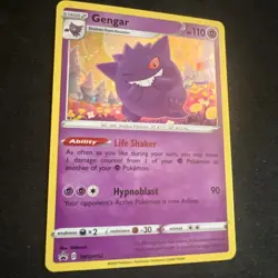 Pokemon Promo Card - Gengar SWSH052 SWSH: Sword & Shield Promo Cards Holo NM - Image 3