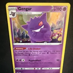 Pokemon Promo Card - Gengar SWSH052 SWSH: Sword & Shield Promo Cards Holo NM - Image 4