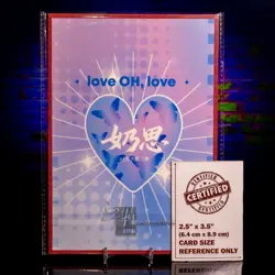 Nezuko Kamado A5 Premium Waifu Trading Card Oversized Board Acrylic Glitter - Image 2