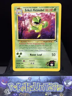 Pokemon Card Erika's Victreebel 26/132 Non Holo Rare Gym Heroes Set Light Play - Image 1
