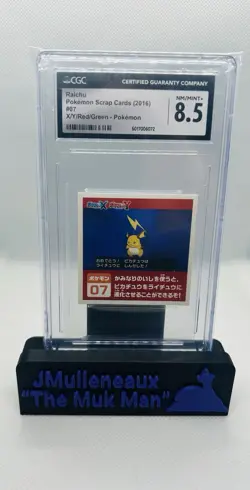 2016 Pokemon Raichu Scrap Cards CGC 8.5 - Image 1