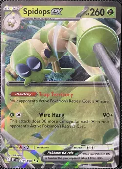 Spidops ex 019/198 Sv01: Scarlet & Violet Base Set Holo - Pokemon Card - Image 1