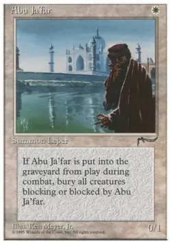 Abu Ja'far ~ Heavily Played Chronicles MTG Magic UltimateMTG White Card - Image 1