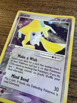 Pokemon TCG Jirachi Holo Rare Card 8/101 EX Hidden Legends MP Condition - Image 2