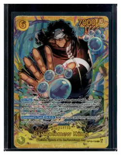 Bartholomew Kuma SEC OP12-119 Legacy of the Master One Piece Card Game English - Image 1