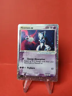 Pokemon Karte/card - Mewtwo Ex 101/109 Ex Rubin & Saphir - SWIRL - Exc-Near Mint - Image 1