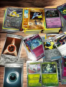 Pokemon Bulk Card Lot 500-1000+ Commons W/ Reverse & Holos - Various Series - Image 2
