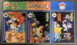 BURGER KING POKEMON MASTER TRAINER CARDS, UNCUT SHEET # 08, CHARIZARD - Image 3