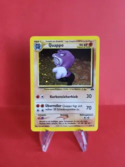 Pokemon Karte/card - Quappo Poliwrath 9/75 - Neo Discovery Holo - Exc-Near Mint - Image 1