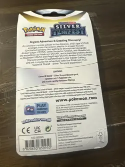Pokemon TCG Silver Tempest Blister Pack! Factory Sealed! Promo Card +Coin! - Image 2