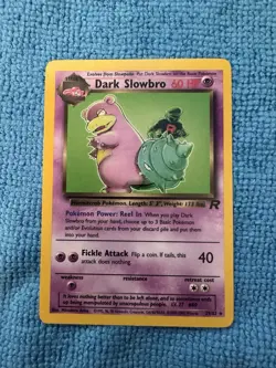 Pokemon Vintage Dark Slowbro 29/82 Non-Foil Card 2000 NM WOTC - Image 1