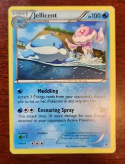 Rare Jellicent Pokemon Card, Phantom Forces Set 21/119 - Image 1
