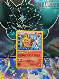 Pokemon Card Pyroar 12/119 XY Phantom Forces 2014 Holo Rare - Image 1