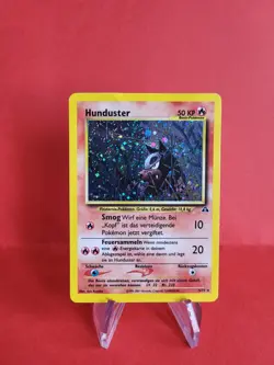Pokemon Karte/card - Houndour Hunduster 5/75 Neo Discovery - Holo - Played - Image 1