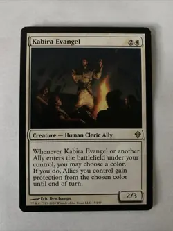 Kabira Evangel Zendikar In Lightly Played MTG Magic - Image 1