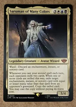 Saruman of Many Colors - The Lord of the Rings Magic - NM MTG - Image 1