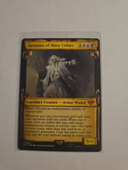 Saruman of Many Colors (Showcase Scrolls) Lord of the Rings 0674 Non-Foil NM - Image 1