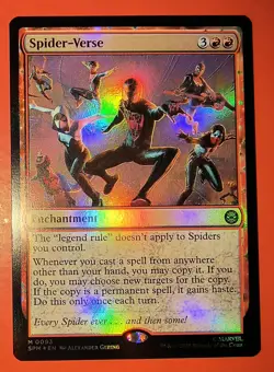 MTG: SPIDER-MAN: SPIDER - VERSE ,0093 MYTHIC, FOIL, NM, SPM - Image 1