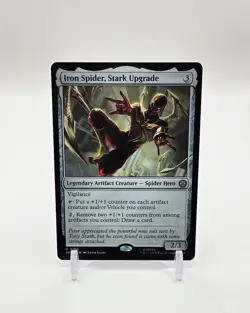Iron Spider, Stark Upgrade Rare Magic The Gathering TCG Marvel's Spider-Man 166 - Image 1