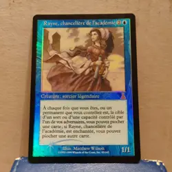MTG Rayne, Academy Chancellor Urza's Destiny 43/144 Foil Rare NM French - Image 1