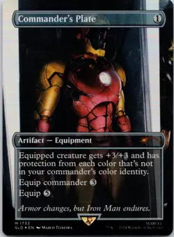 Commander's Plate (Rainbow Foil) 1733 SLD NM FOIL MTG - Image 1
