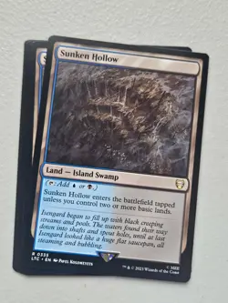 MTG l Sunken Hollow (x4 Playset) | (NM) Lord of the Rings Commander - Image 1