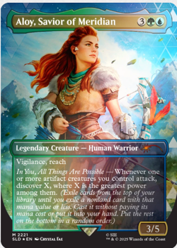 Foil Aloy, Savior of Meridian secret lair PlayStation presale mtg - Image 1