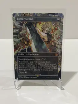 ** MTG Final Fantasy - Buster Sword (Borderless) Non Foil NM ** - Image 1