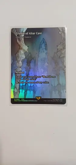Crystal of Altar Cave | Borderless | Foil | MTG | FIN | Near Mint | English EN - Image 1