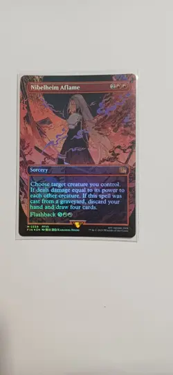 Nibelheim Aflame | Borderless | Foil | MTG | FIN | Near Mint | English EN - Image 1