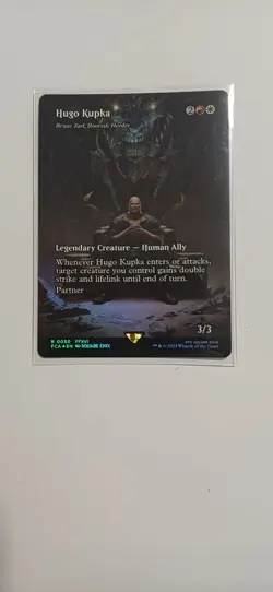 Hugo Kupka | Borderless | Foil | MTG | FIN | Near Mint | English EN - Image 1