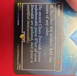 Chaos Emerald - Lotus Petal - MTG 7033 Blue Emerald - Secret Lair Drop -NM Foil - Image 5