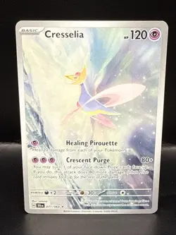 Pokemon Cresselia 071/064 Shrouded Fable Illustration Rare Holo B - Image 1