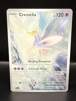 Pokemon Cresselia 071/064 Shrouded Fable Illustration Rare Holo B - Image 2