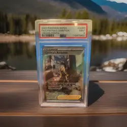 2023 POKEMON SWORD & SHIELD CROWN ZENITH #GG60 FULL ART/CYNTHIA'S AMBITION PSA 9 - Image 1