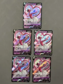 Enamorus V LOT X5 (031/071) Double Rare S10a: Dark Phantasma NM Pokemon TCG NM - Image 1