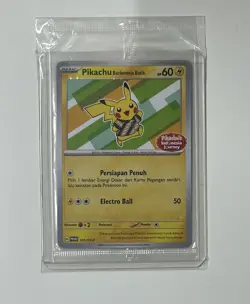 Sealed - Pokemon TCG Indonesia - Pikachu Berkemeja Batik Promo - USA Seller - Image 1