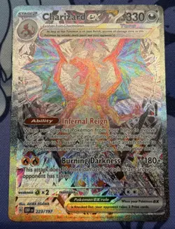 Pokemon TCG - Charizard EX 223/197 - Obsidian Flames - Secret Art Rare - LP/NM/ - Image 3