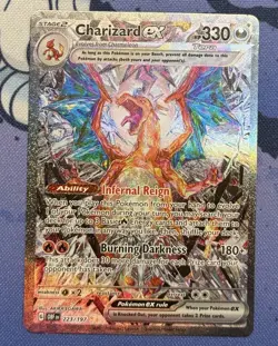 Pokemon TCG - Charizard EX 223/197 - Obsidian Flames - Secret Art Rare - LP/NM/ - Image 4