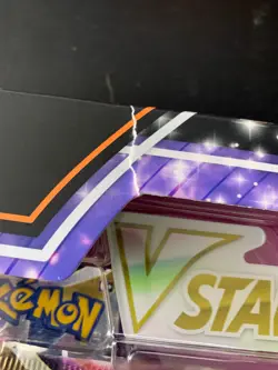 Pokemon TCG Deoxys Vmax & Vstar Collection Factory Sealed Battle Box is damaged - Image 3